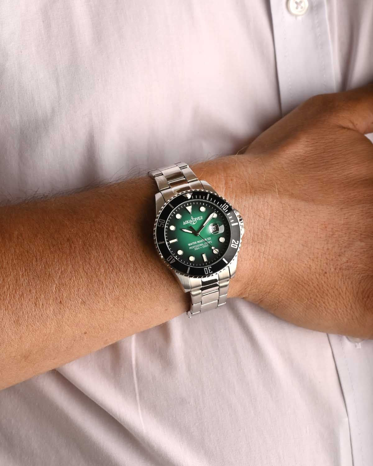 Ρολόι AQUADIVER Water Master III Silver Stainless Steel Bracelet