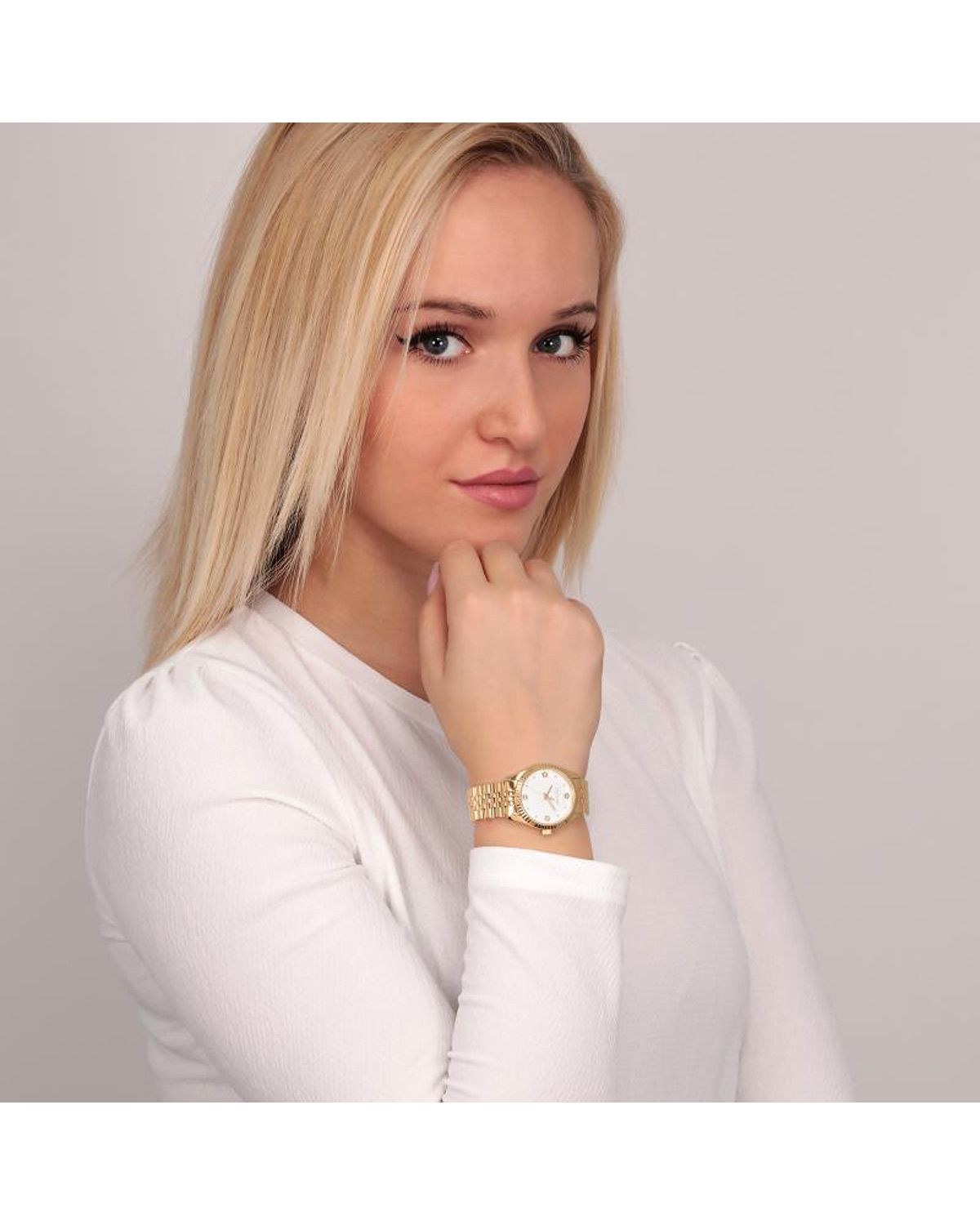 Ρολόι OUI&ME Coquette Diamonds Gold Stainless Steel Bracelet