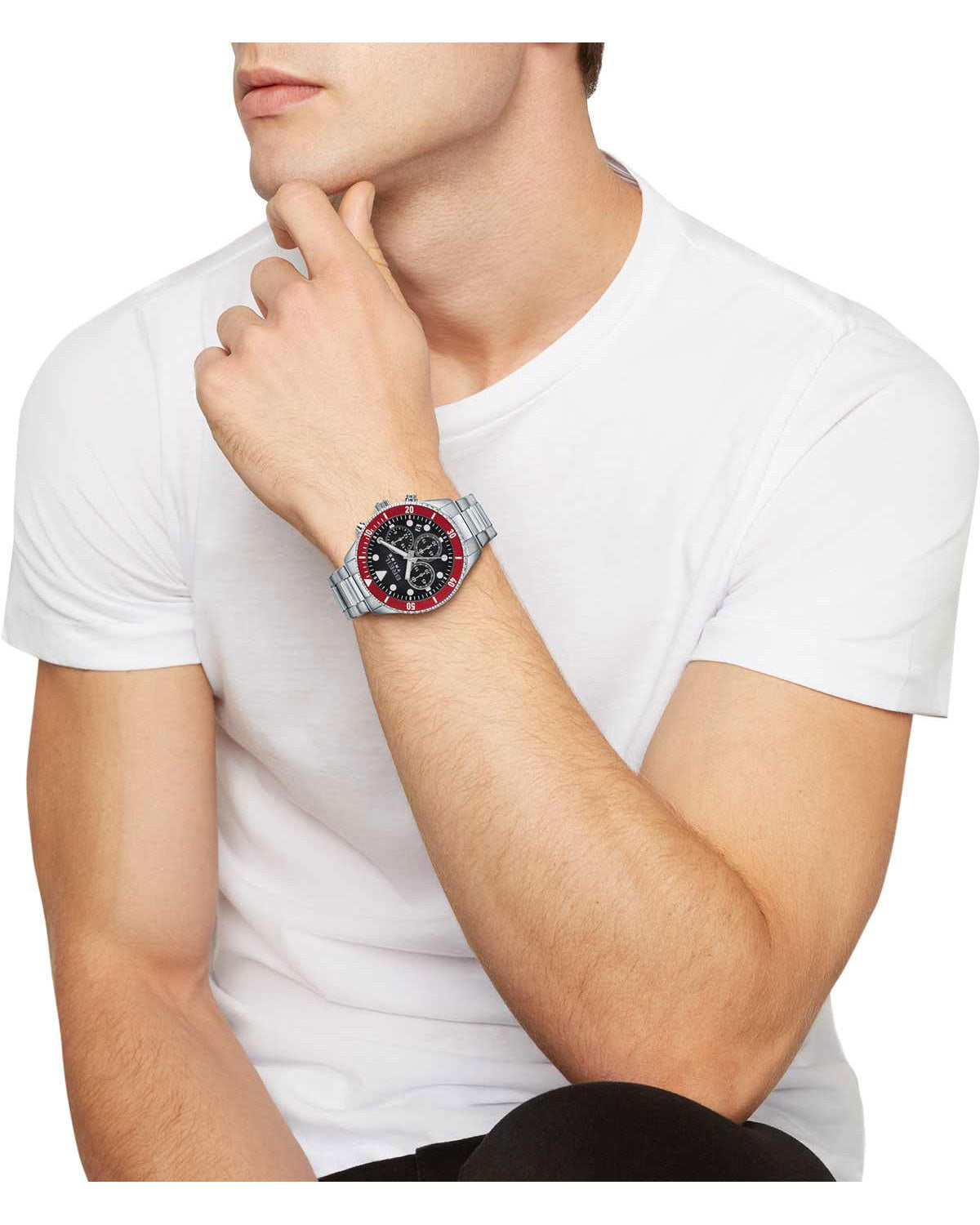 Ρολόι BREIL Tribe Overhand Chronograph Silver Stainless Steel Bracelet