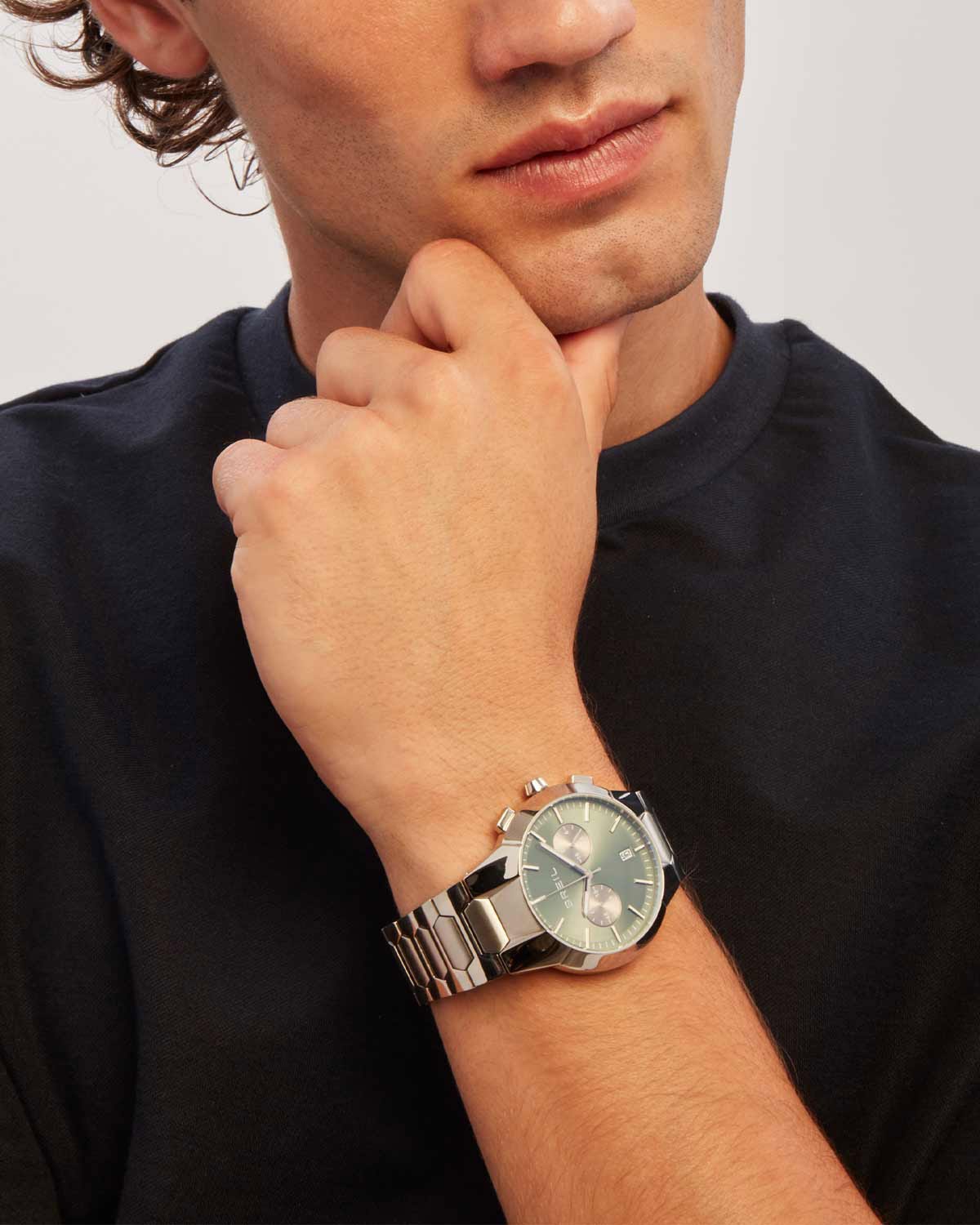 Ρολόι BREIL New One Chronograph Silver Stainless Steel Bracelet
