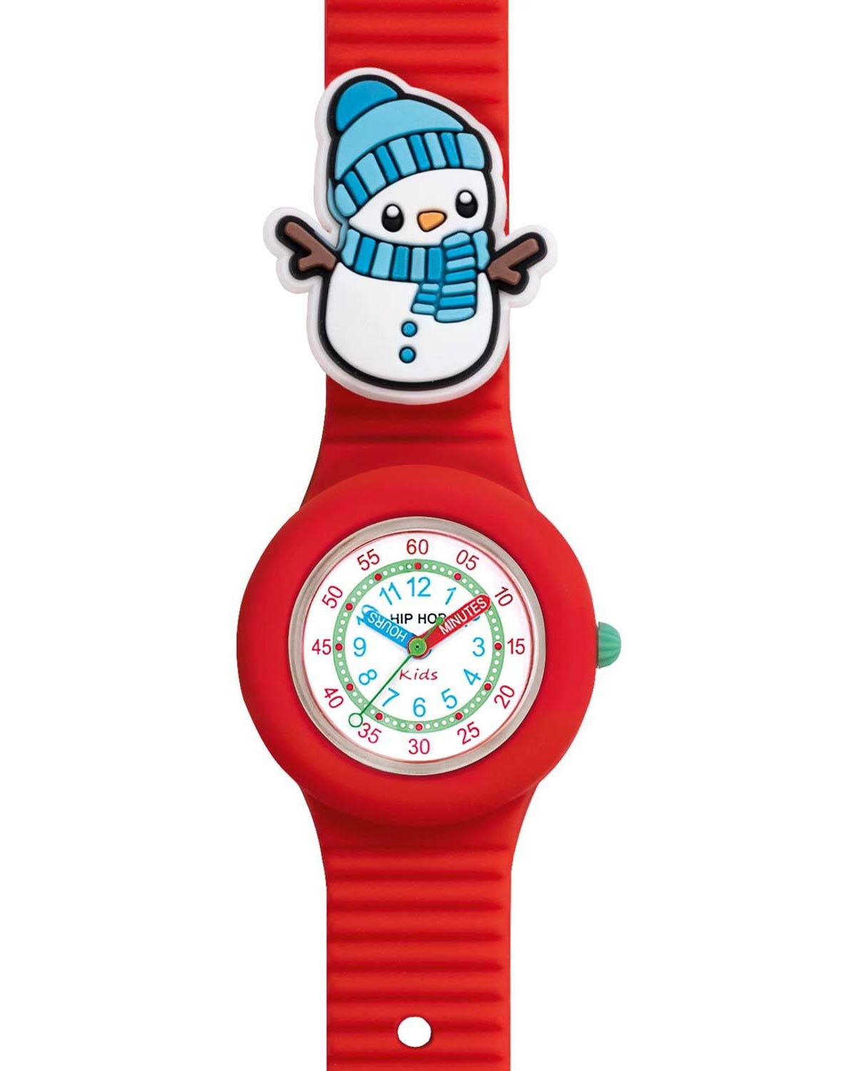 Παιδικό ρολόι HIP HOP PinTastic! Christmas Time Red Silicone Strap