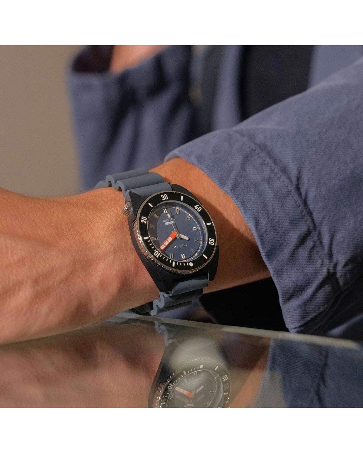 Ρολόι BREIL Manta Seeker Divers Blue Silicone Strap
