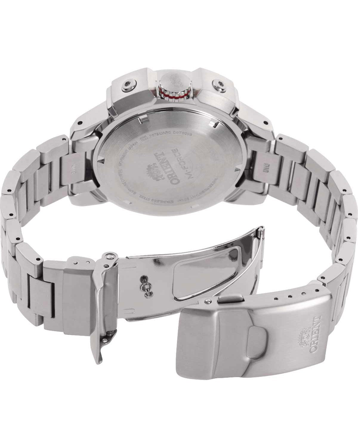 Ρολόι ORIENT Sports M-Force Land Automatic Silver Stainless Steel Bracelet