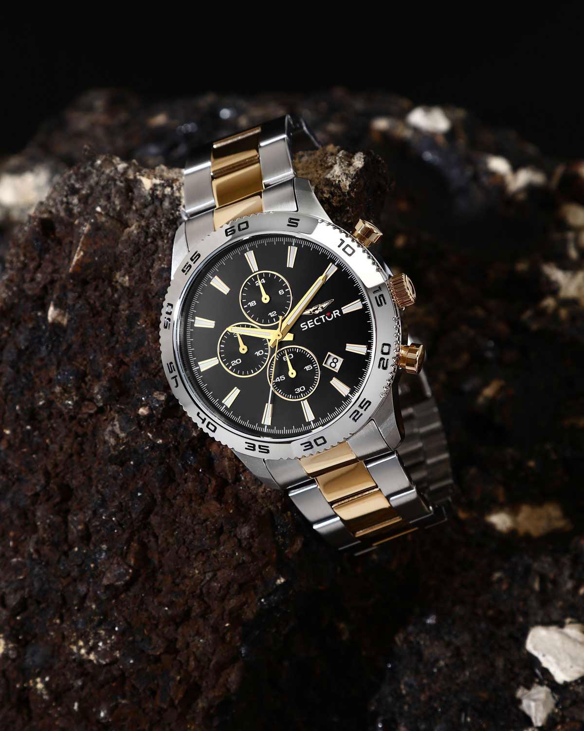 Ρολόι SECTOR 270 Chronograph Two Tone Stainless Steel Bracelet