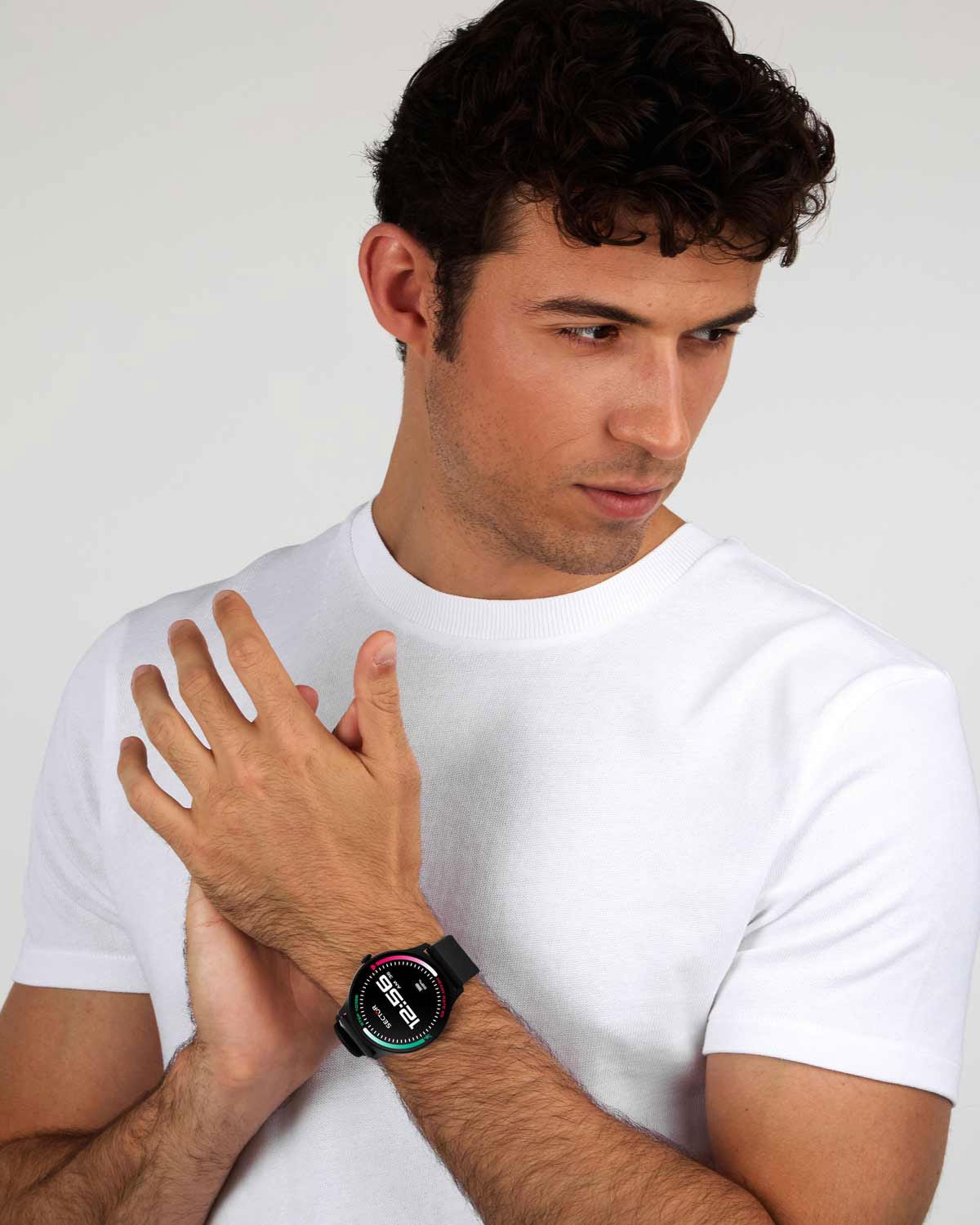 Ρολόι SECTOR S-06 Smartwatch Black Silicone Strap