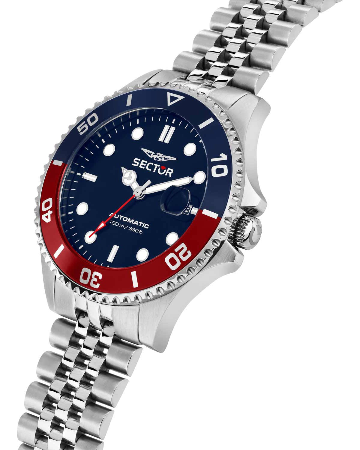 Ρολόι SECTOR 230 Automatic Silver Stainless Steel Bracelet Gift Set