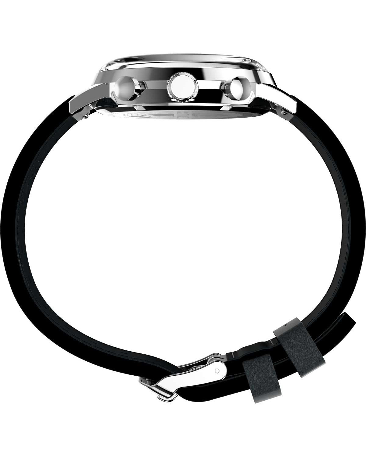 Ρολόι TIMEX Marlin Chronograph Black Leather Strap
