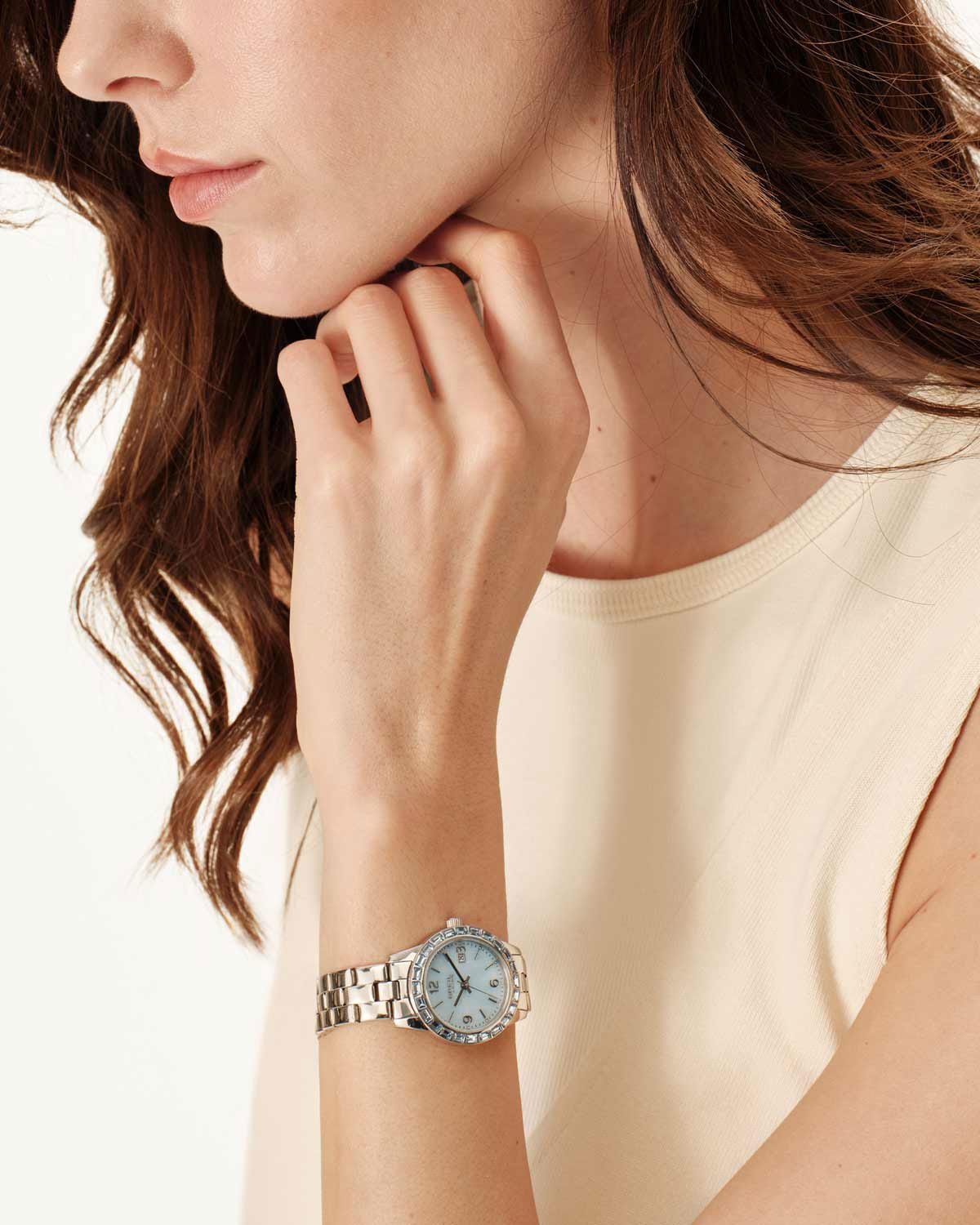 Ρολόι BREIL Tribe Glow And Go Crystals Silver Stainless Steel Bracelet