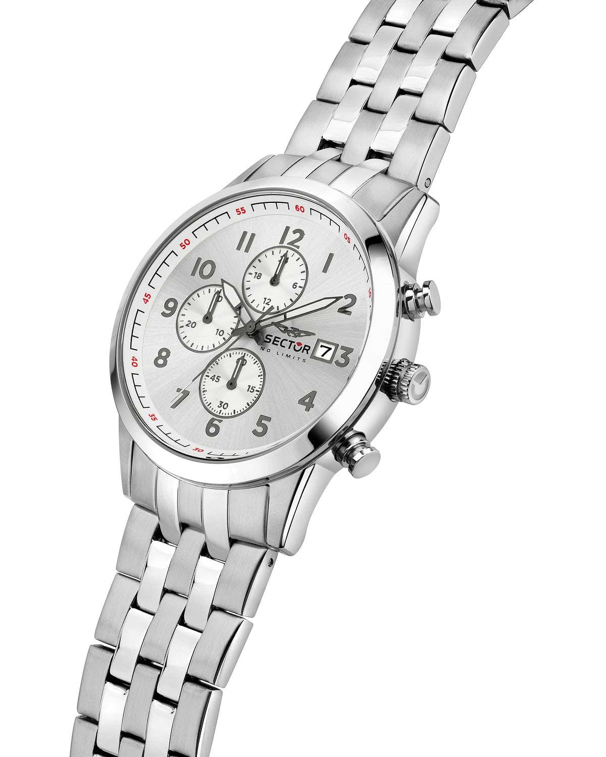 Ρολόι SECTOR 660 Chronograph Silver Stainless Steel Bracelet