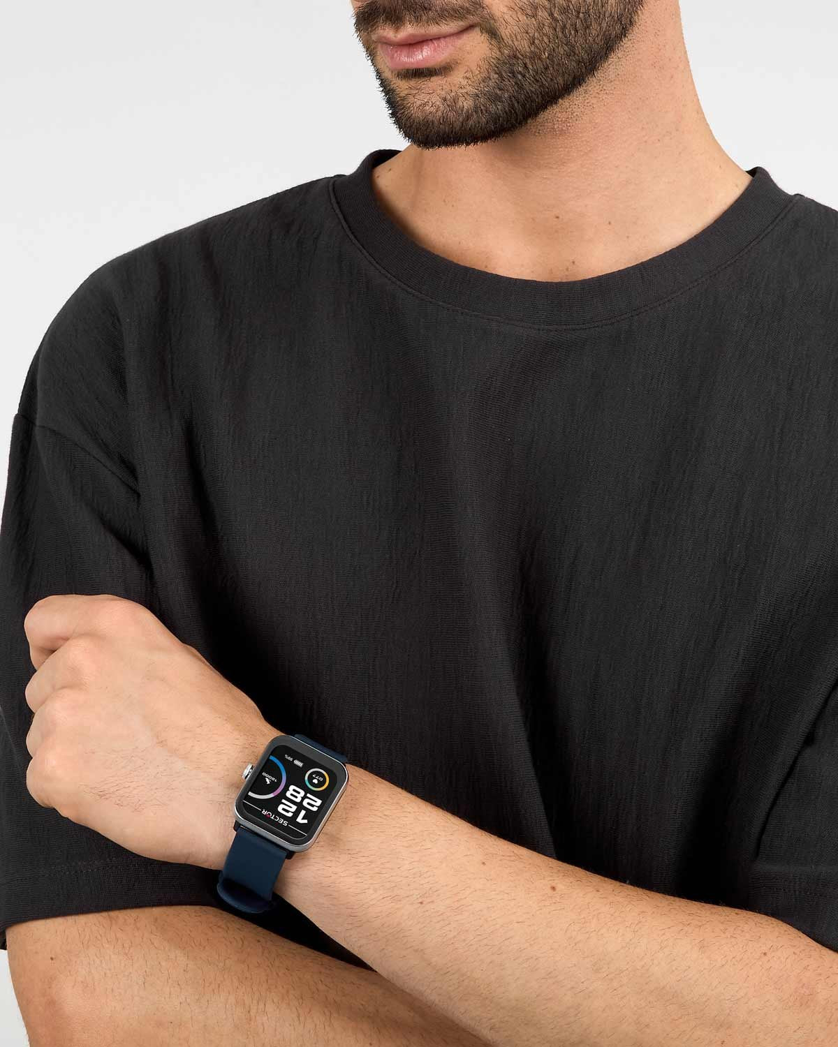 Ρολόι SECTOR S-08 Smartwatch Blue Silicone Strap