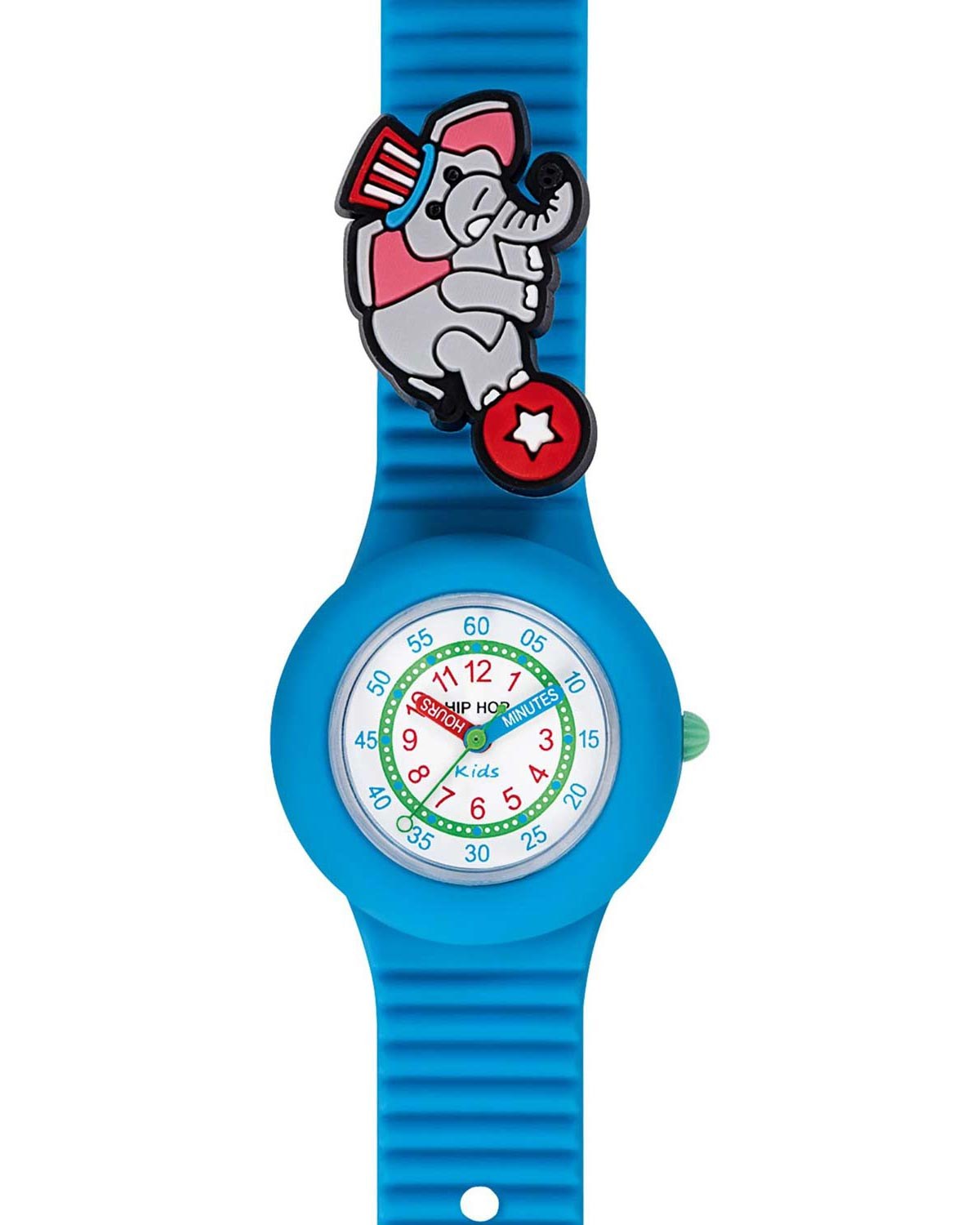 Παιδικό ρολόι HIP HOP PinTastic! Funny Circus Blue Silicone Strap