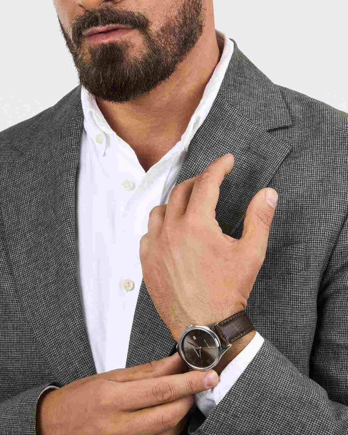 Ρολόι LUCIEN ROCHAT Montreux Brown Leather Strap