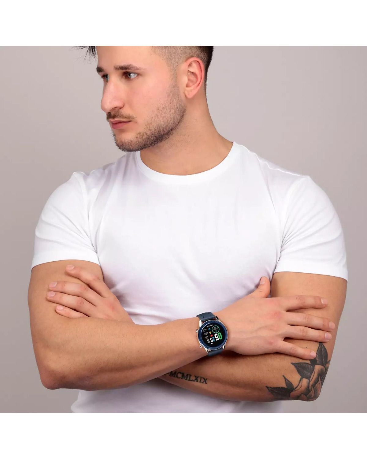 Ρολόι SECTOR S-02 Smartwatch Blue Silicone Strap