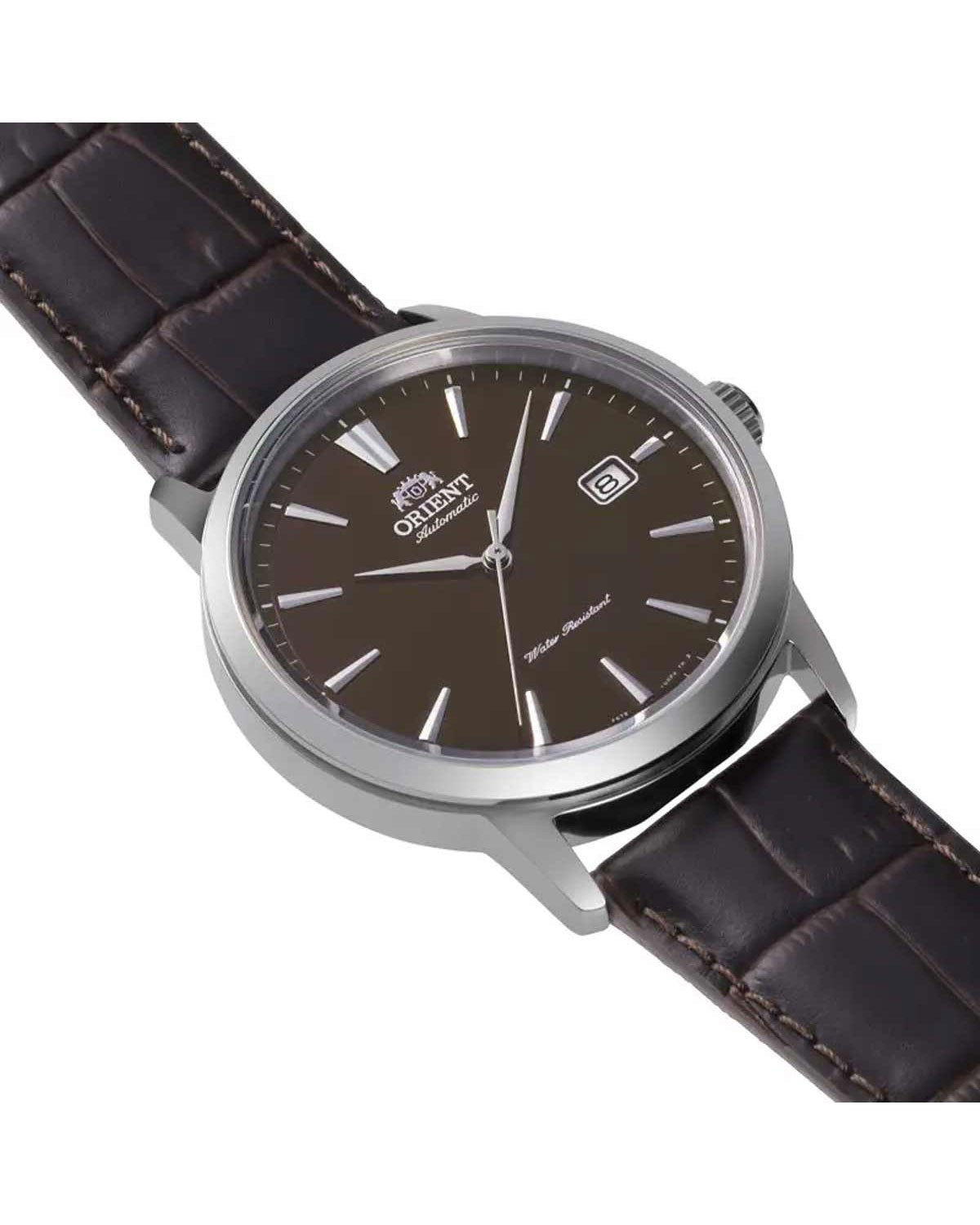 Ρολόι ORIENT Contemporary European Exclusive Automatic Brown Leather Strap