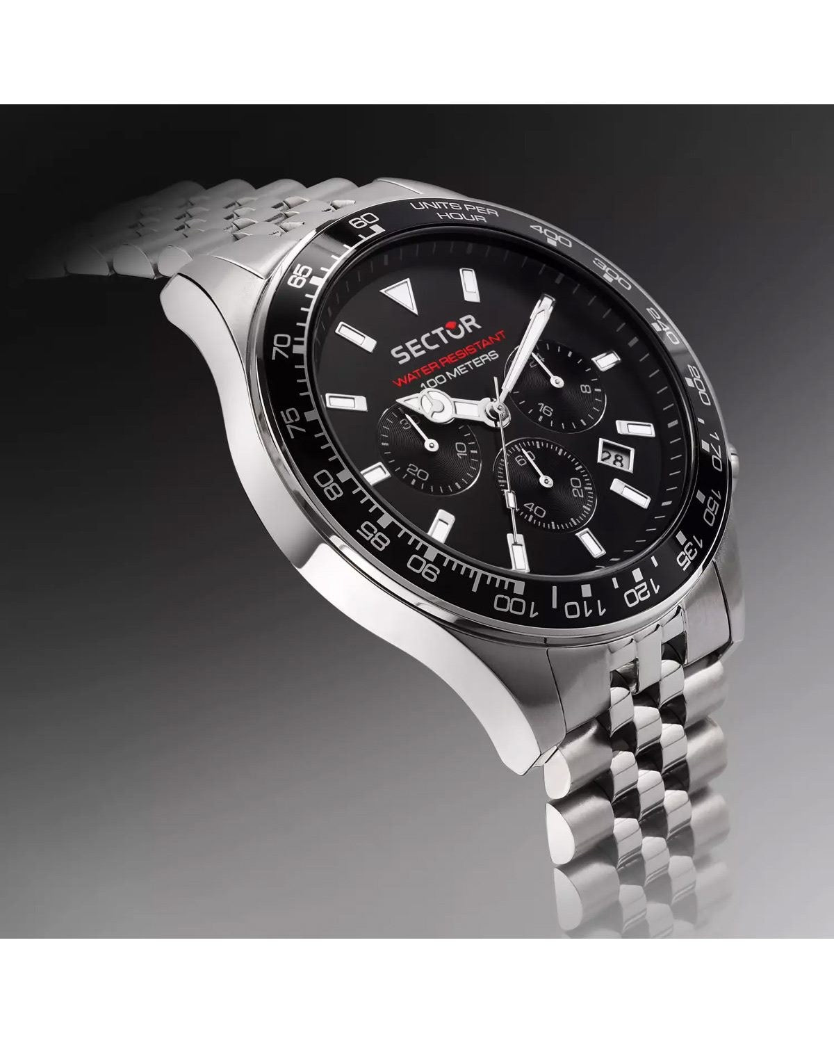 Ρολόι SECTOR 230 Chronograph Silver Stainless Steel Bracelet
