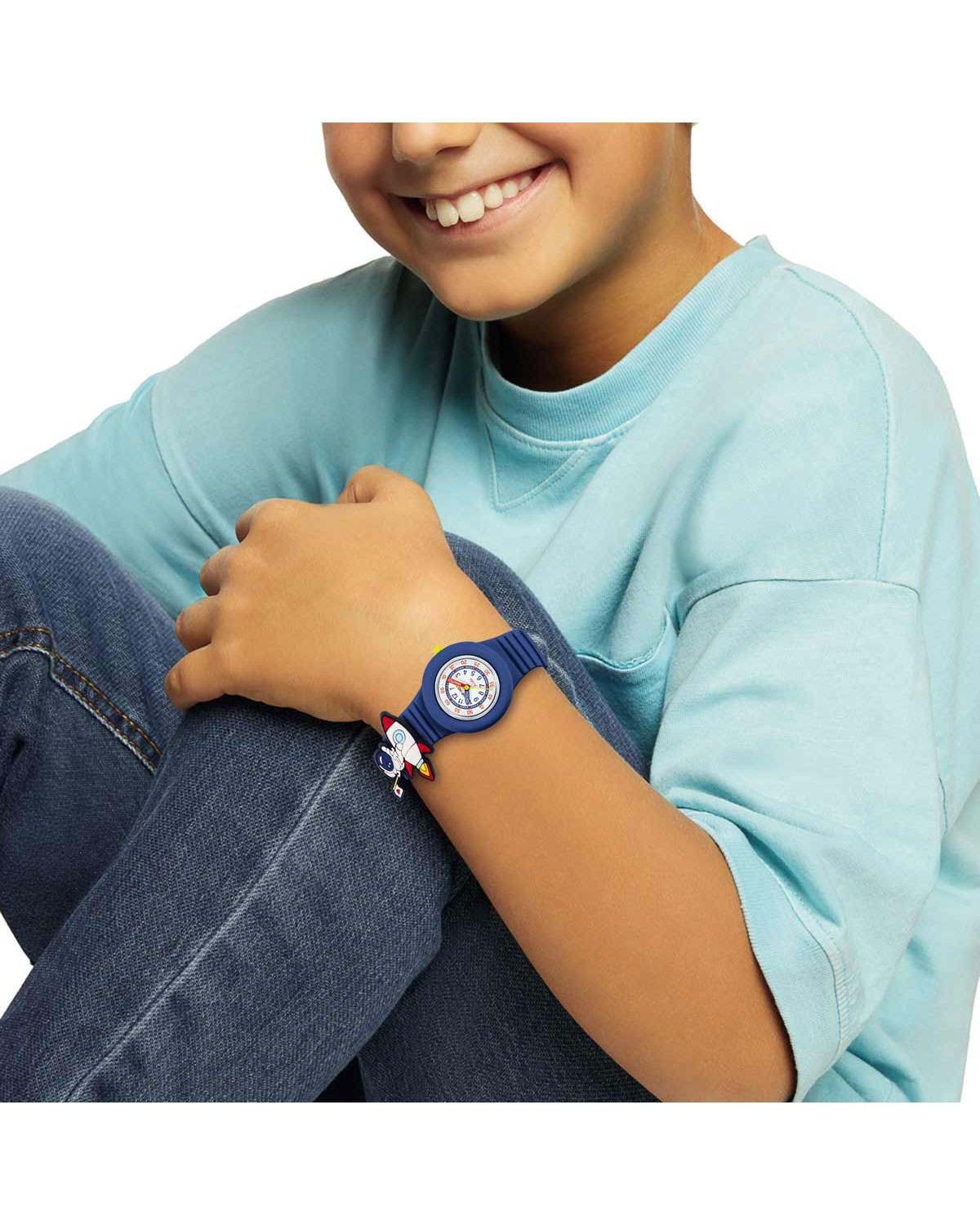 Παιδικό ρολόι HIP HOP PinTastic! Space Explorer Blue Silicone Strap