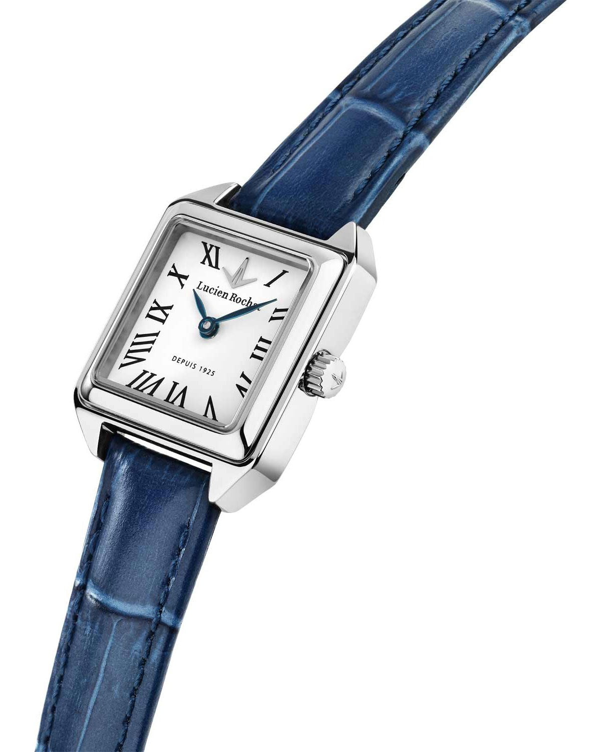 Ρολόι LUCIEN ROCHAT Aurorae Blue Leather Strap