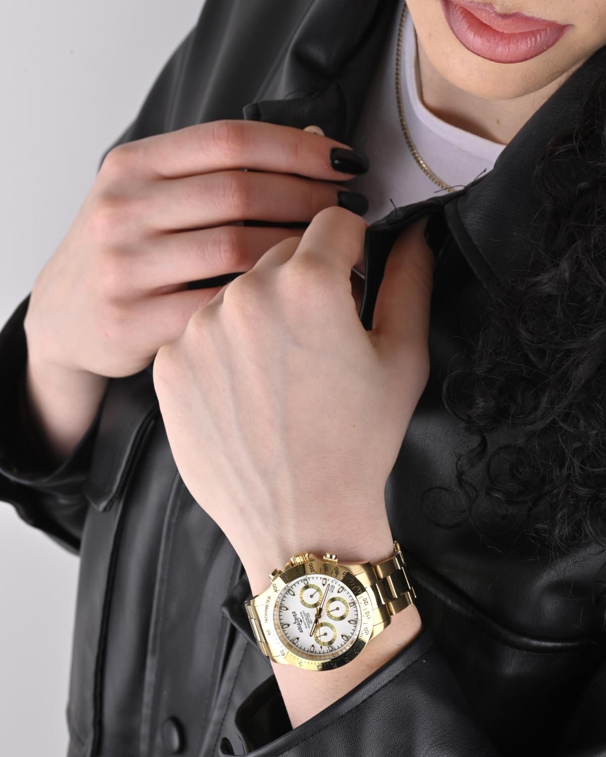 Ρολόι AQUADIVER Velocity Master Chronograph Gold Stainless Steel Bracelet