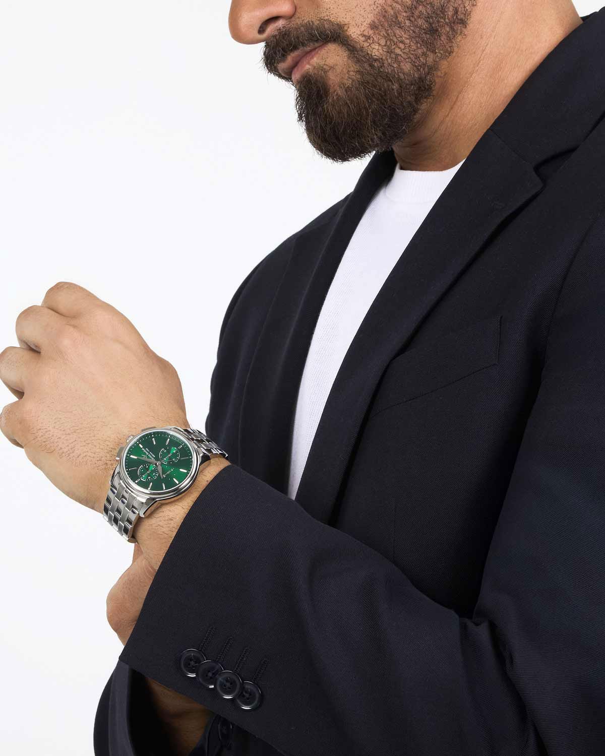 Ρολόι LUCIEN ROCHAT Iconic Chronograph Silver Stainless Steel Bracelet