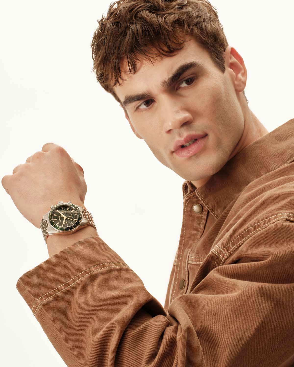 Ρολόι BREIL Extreme Noir Chronograph Silver Stainless Steel Bracelet