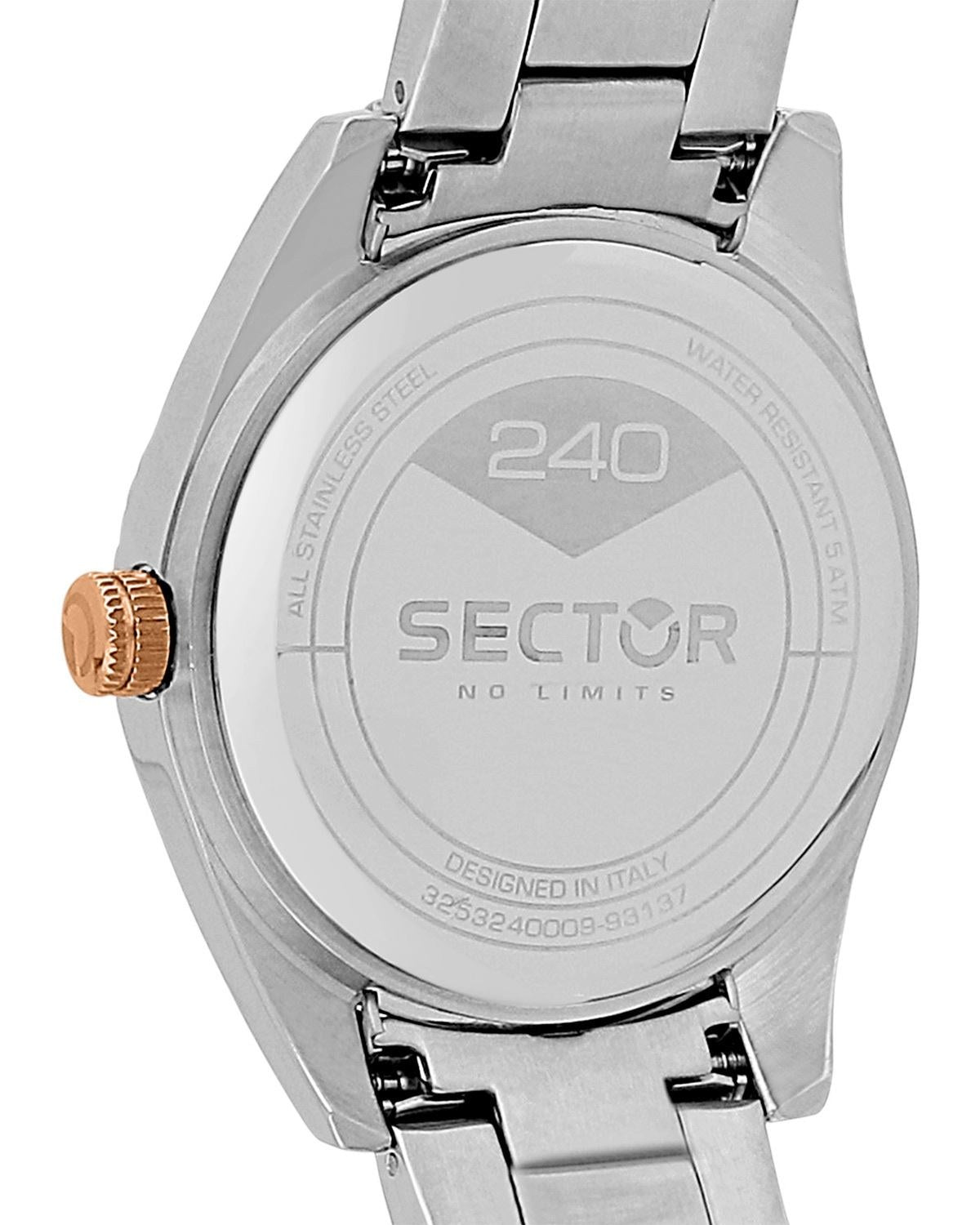Ρολόι SECTOR 240 Silver Stainless Steel Bracelet