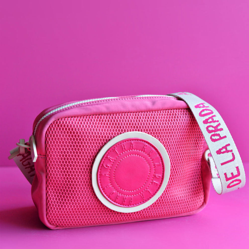 Agatha Ruiz De La Prada Fuchsia Mesh Shoulder Bag