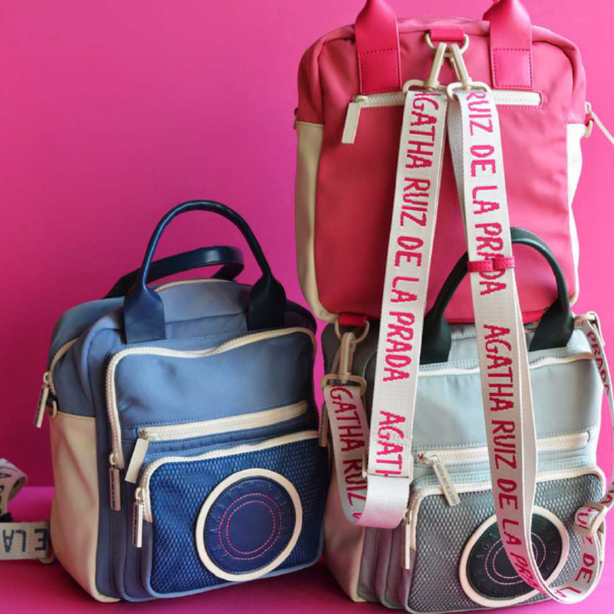 Agatha Ruiz De La Prada Green Mesh Backpack