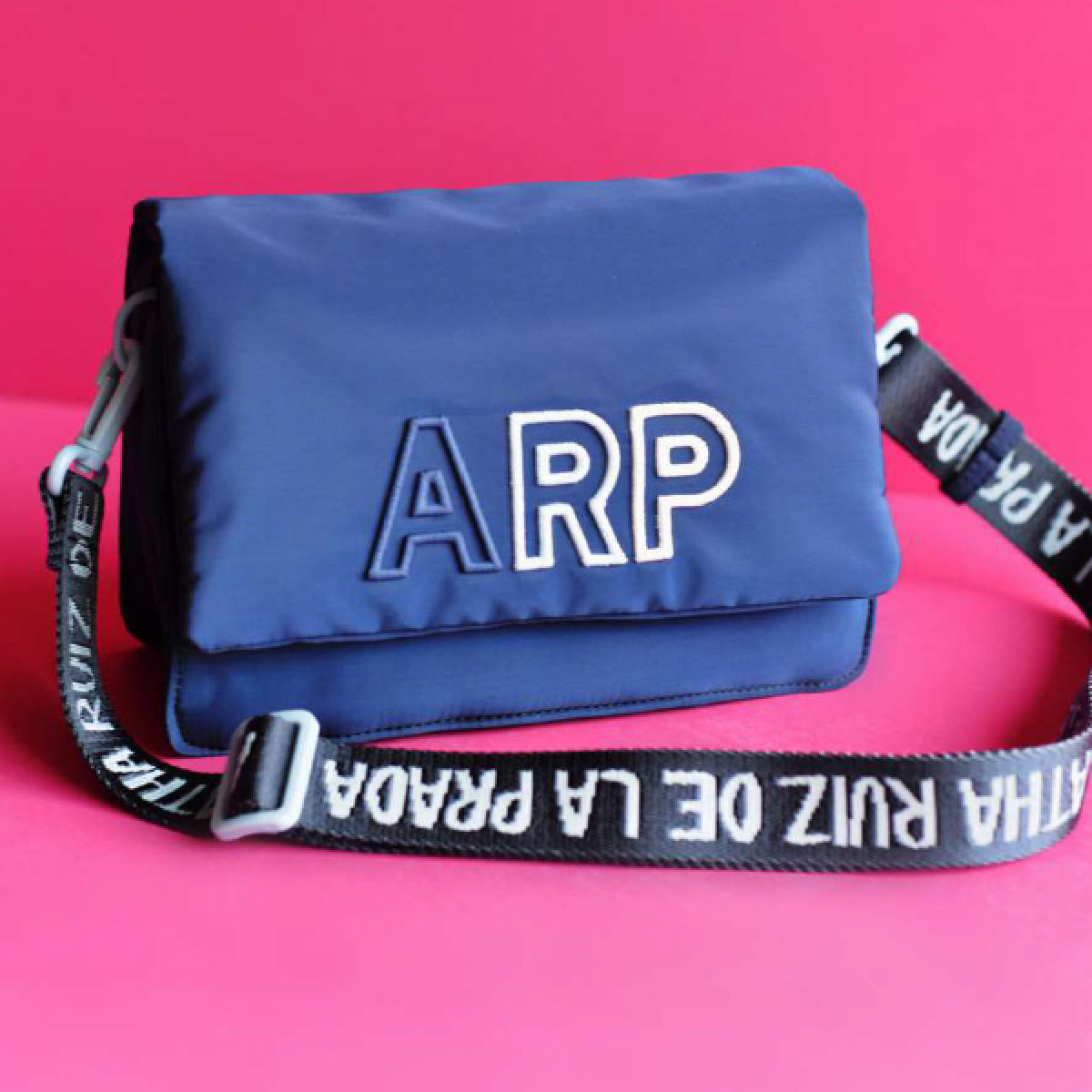Agatha Ruiz De La Prada Pink Embroidery Shoulder Bag