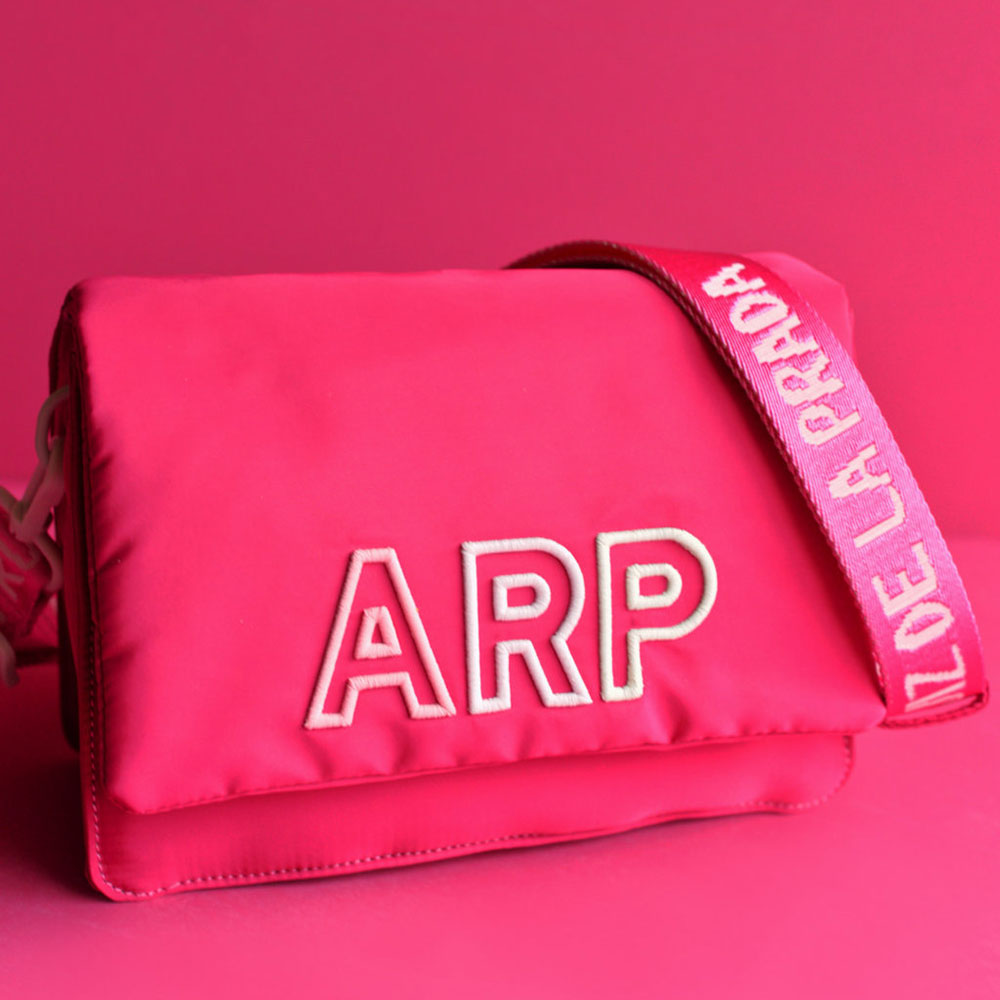 Agatha Ruiz De La Prada Pink Embroidery Shoulder Bag