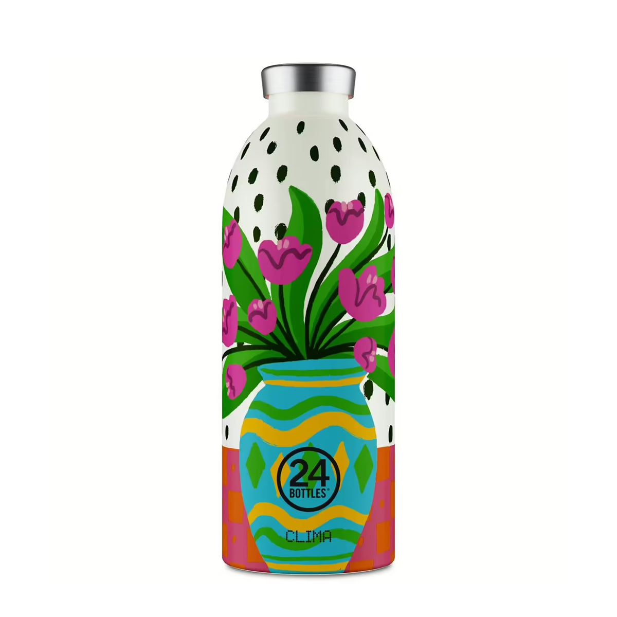 24BOTTLES Clima Bottle Fiori Rosa 850ml