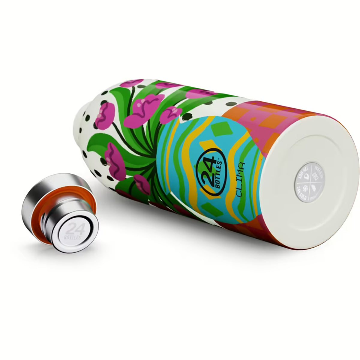 24BOTTLES Clima Bottle Fiori Rosa 850ml