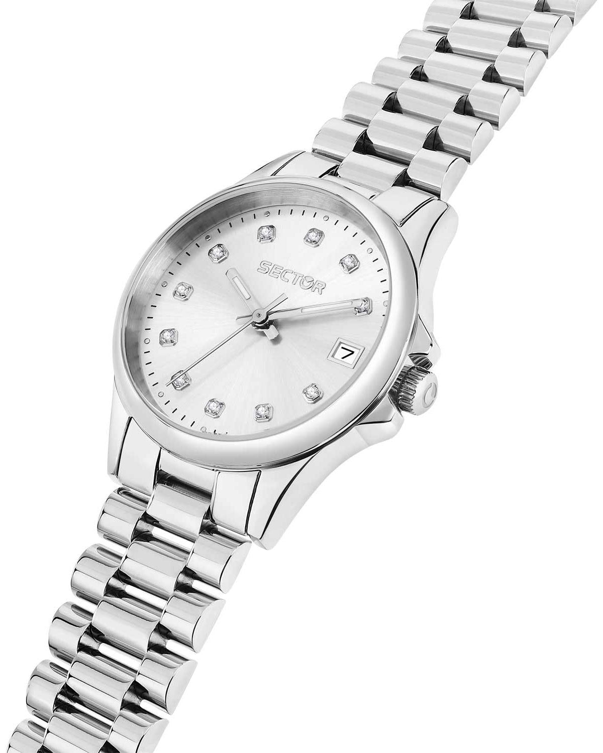 Ρολόι SECTOR 230 Crystals Silver Stainless Steel Bracelet