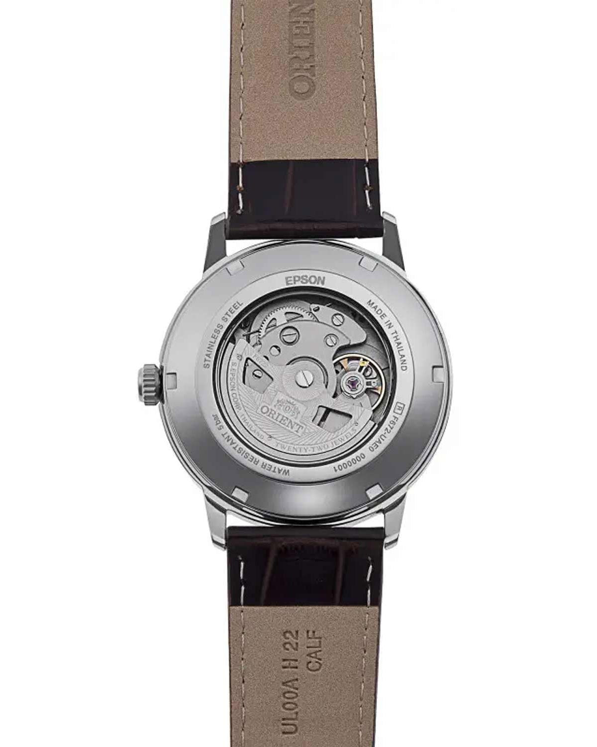 Ρολόι ORIENT Contemporary European Exclusive Automatic Brown Leather Strap