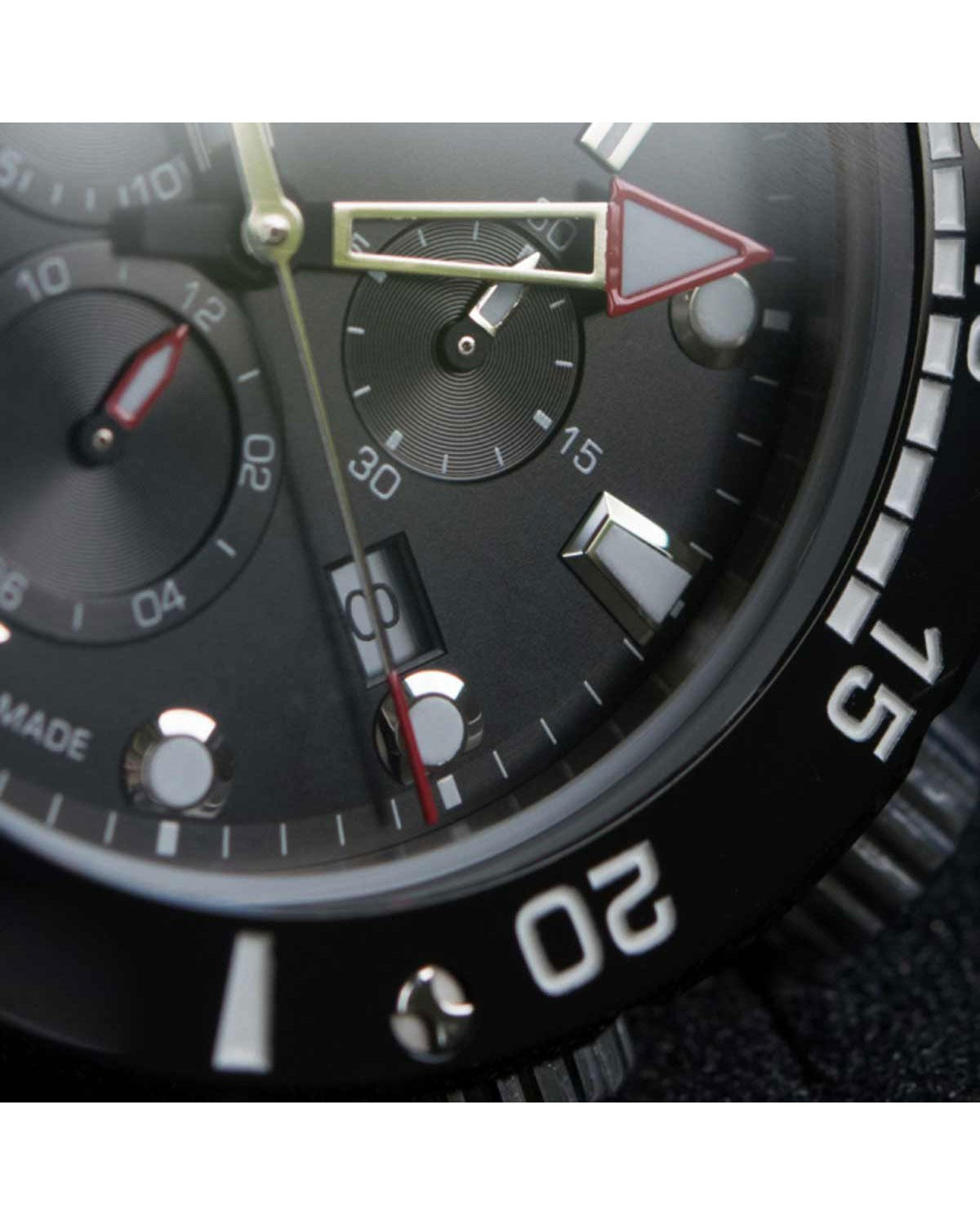 Ρολόι EDOX CO-1 Chronograph Black Rubber Strap