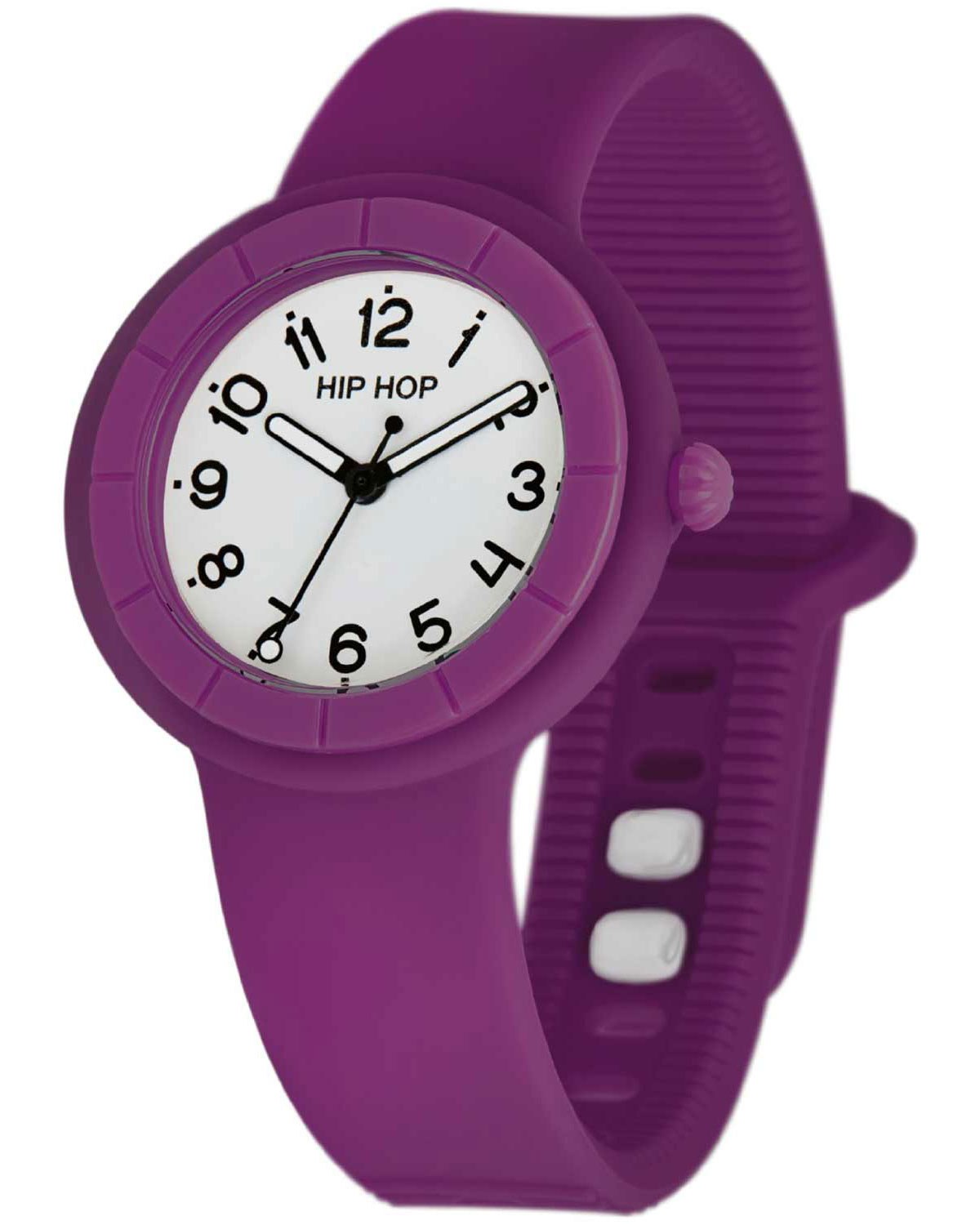 Ρολόι HIP HOP Hero.DOT Bright Purple Purple Silicone Strap