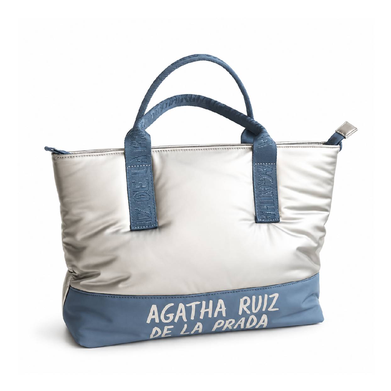 Agatha Ruiz De La Prada Silver Contrast Bag
