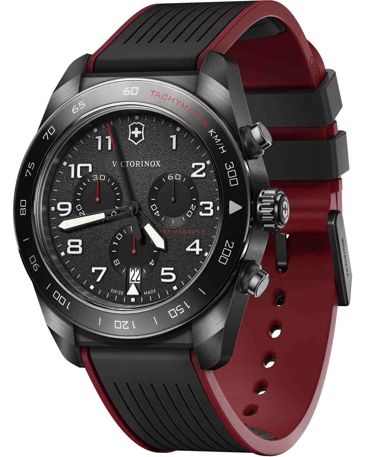 Ρολόι VICTORINOX Swiss Army Chronograph Two Tone Rubber Strap