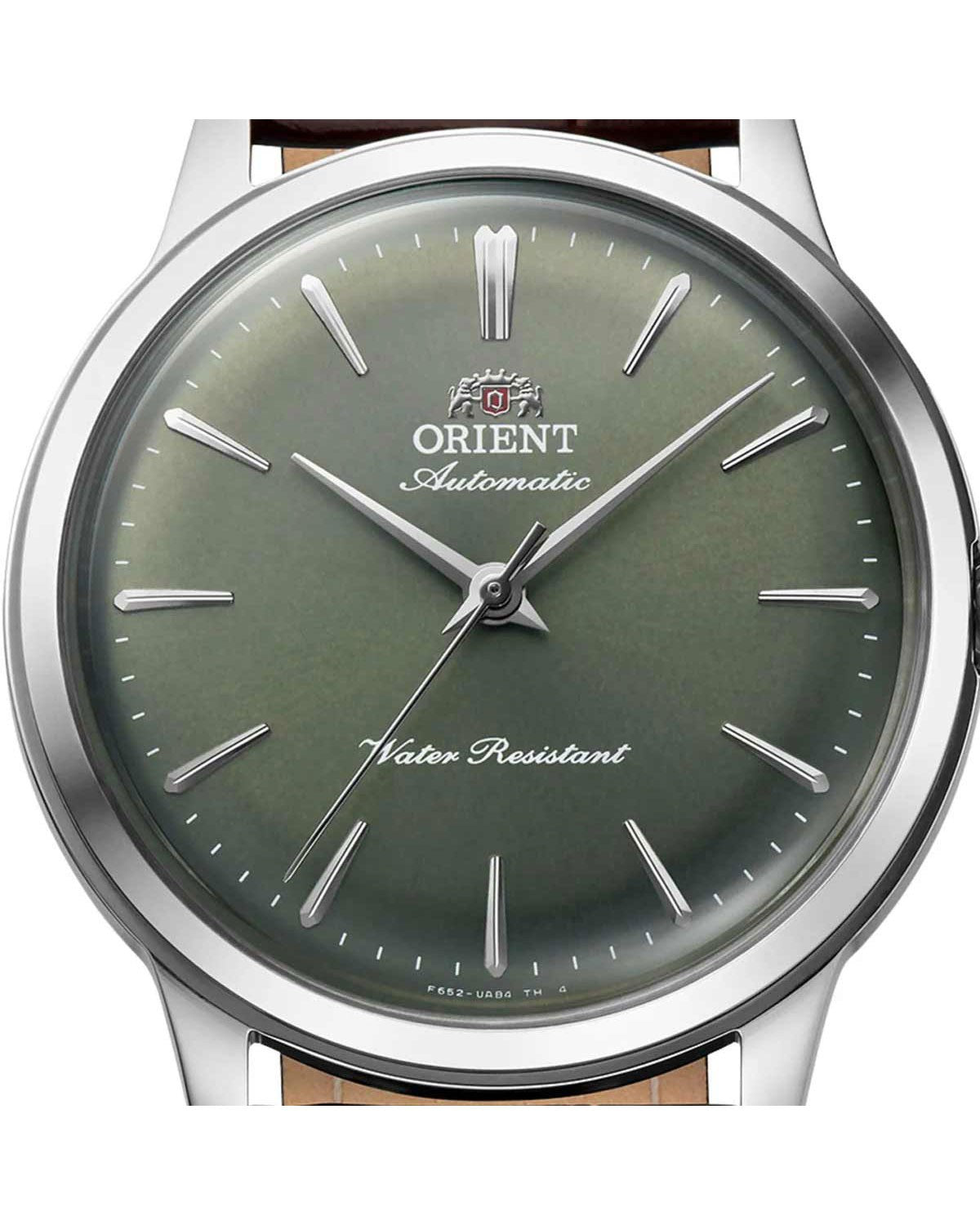 Ρολόι ORIENT Bambino αυτόματο με καφέ δερμάτινο λουράκι