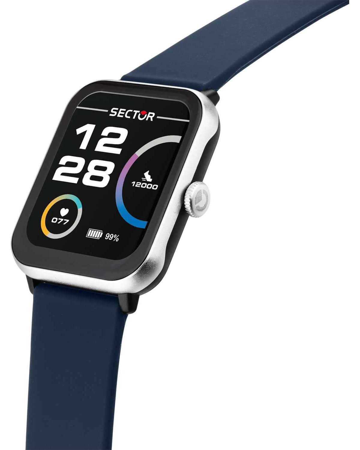 Ρολόι SECTOR S-08 Smartwatch Blue Silicone Strap