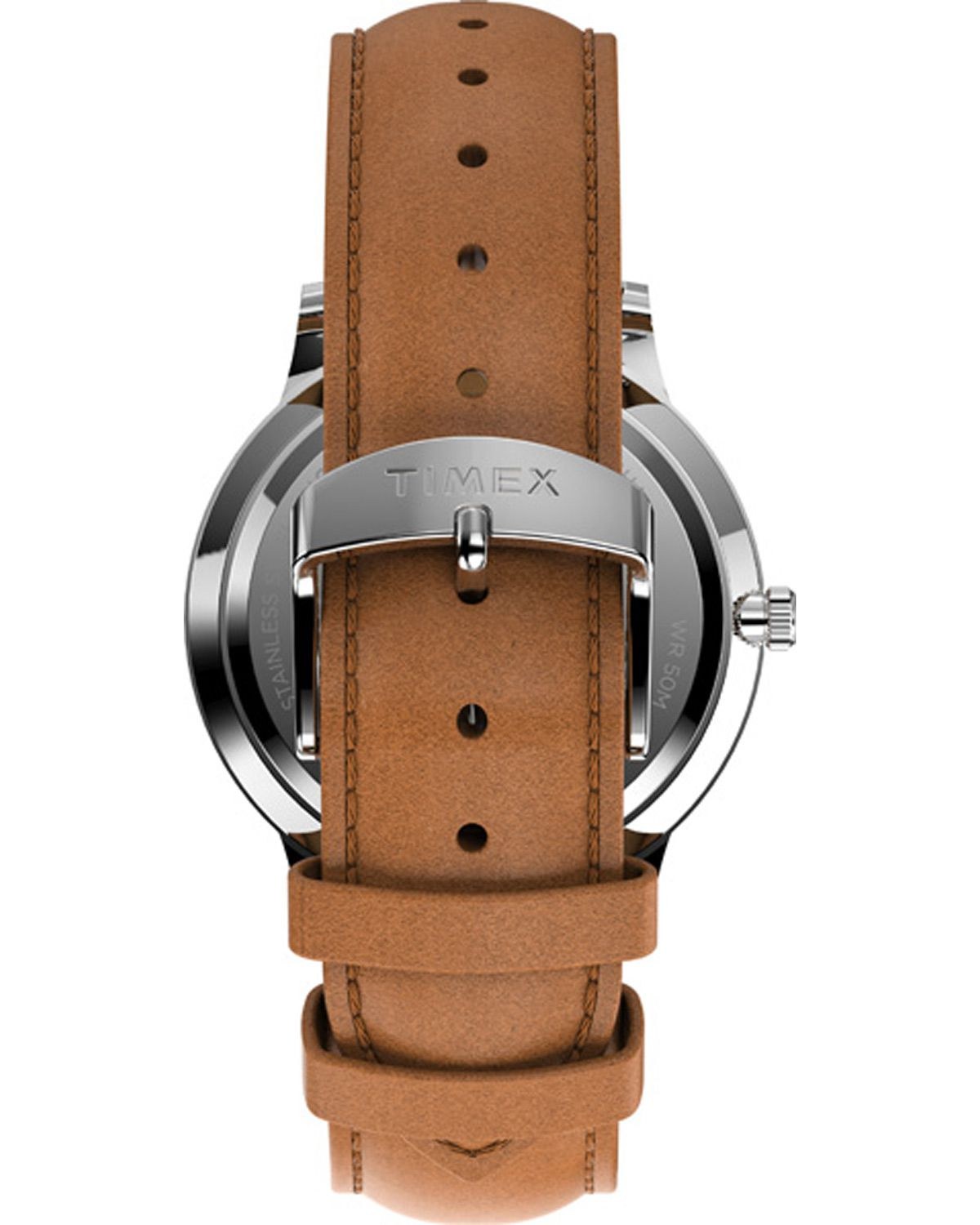 TIMEX Waterbury Brown Leather Strap