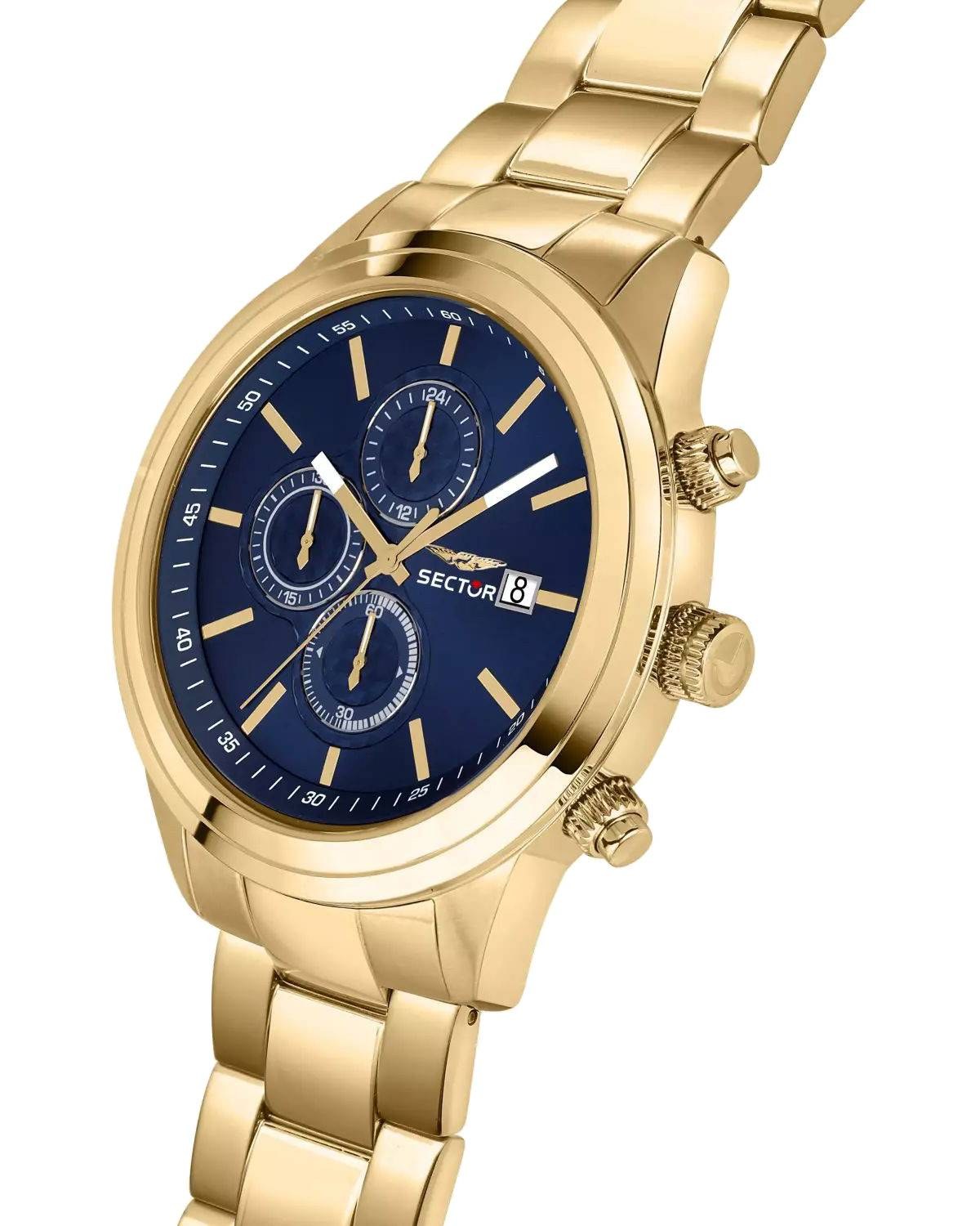 Ρολόι SECTOR 670 Chronograph Gold Metallic Bracelet