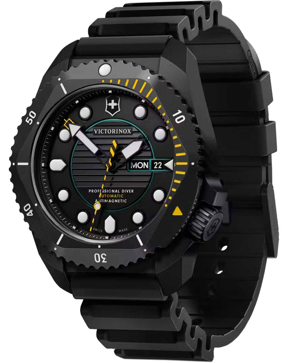 Ρολόι VICTORINOX Dive Pro Automatic Black Rubber Strap