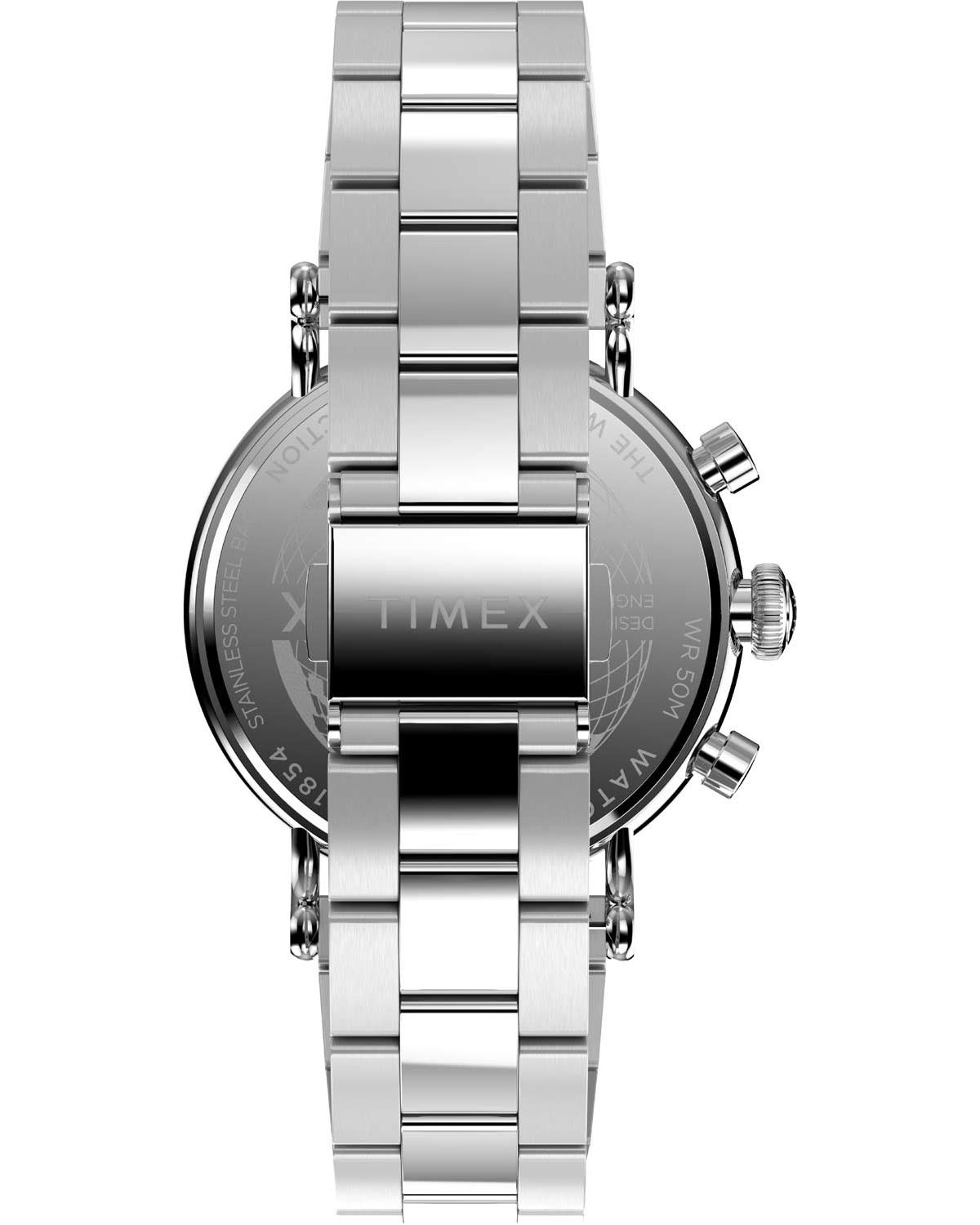 Ρολόι TIMEX Waterbury Traditional Chronograph Silver Stainless Steel Bracelet