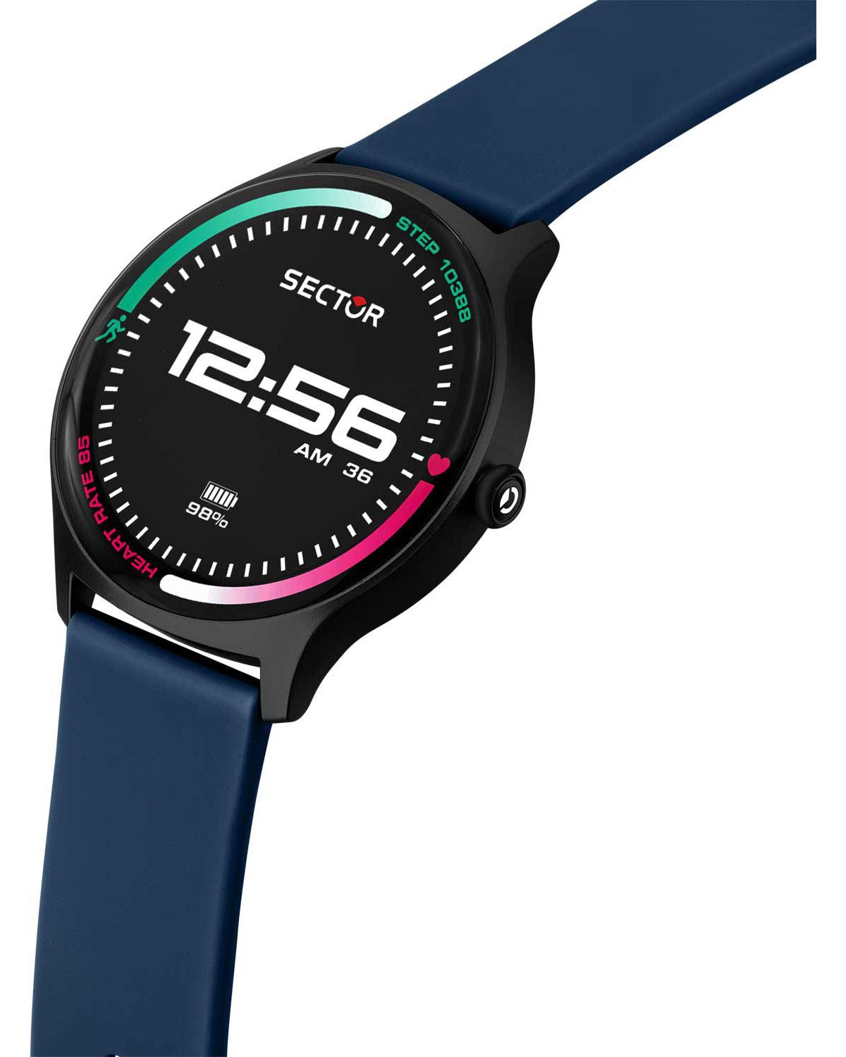 Ρολόι SECTOR S-06 Smartwatch Blue Silicone Strap