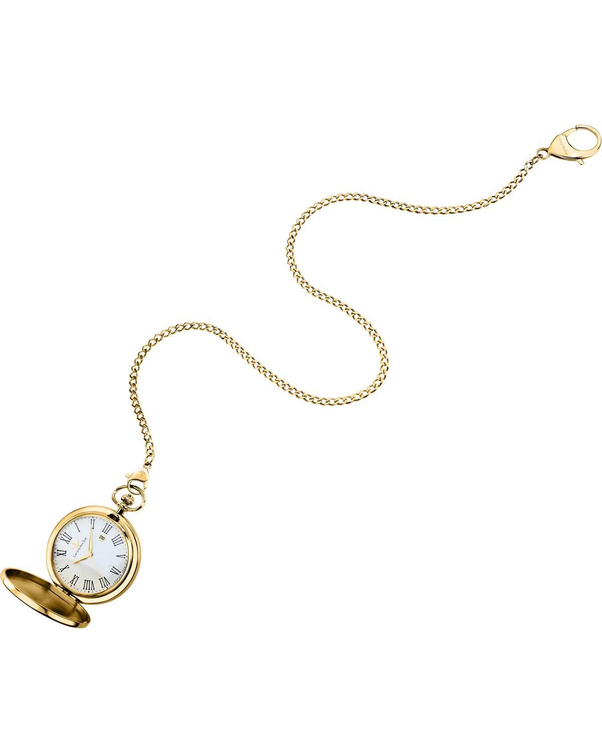 Ρολόι τσέπης LUCIEN ROCHAT Heritage Automatic Gold Stainless Steel Chain