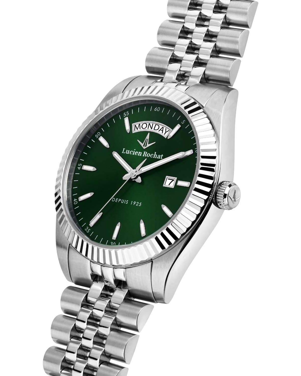 Ρολόι LUCIEN ROCHAT Bienne Silver Stainless Steel Bracelet