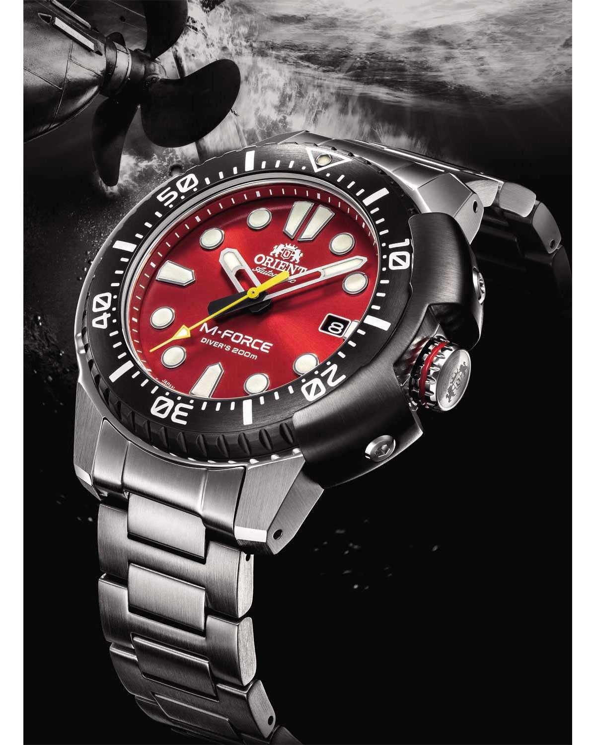 Ρολόι ORIENT Sports M-Force Diver Automatic Silver Stainless Steel Bracelet