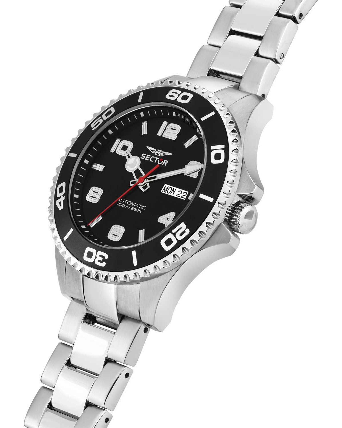 Ρολόι SECTOR 230 Automatic Silver Stainless Steel Bracelet Gift Set