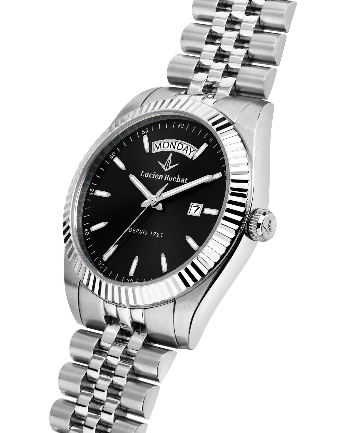Ρολόι LUCIEN ROCHAT Bienne Silver Stainless Steel Bracelet