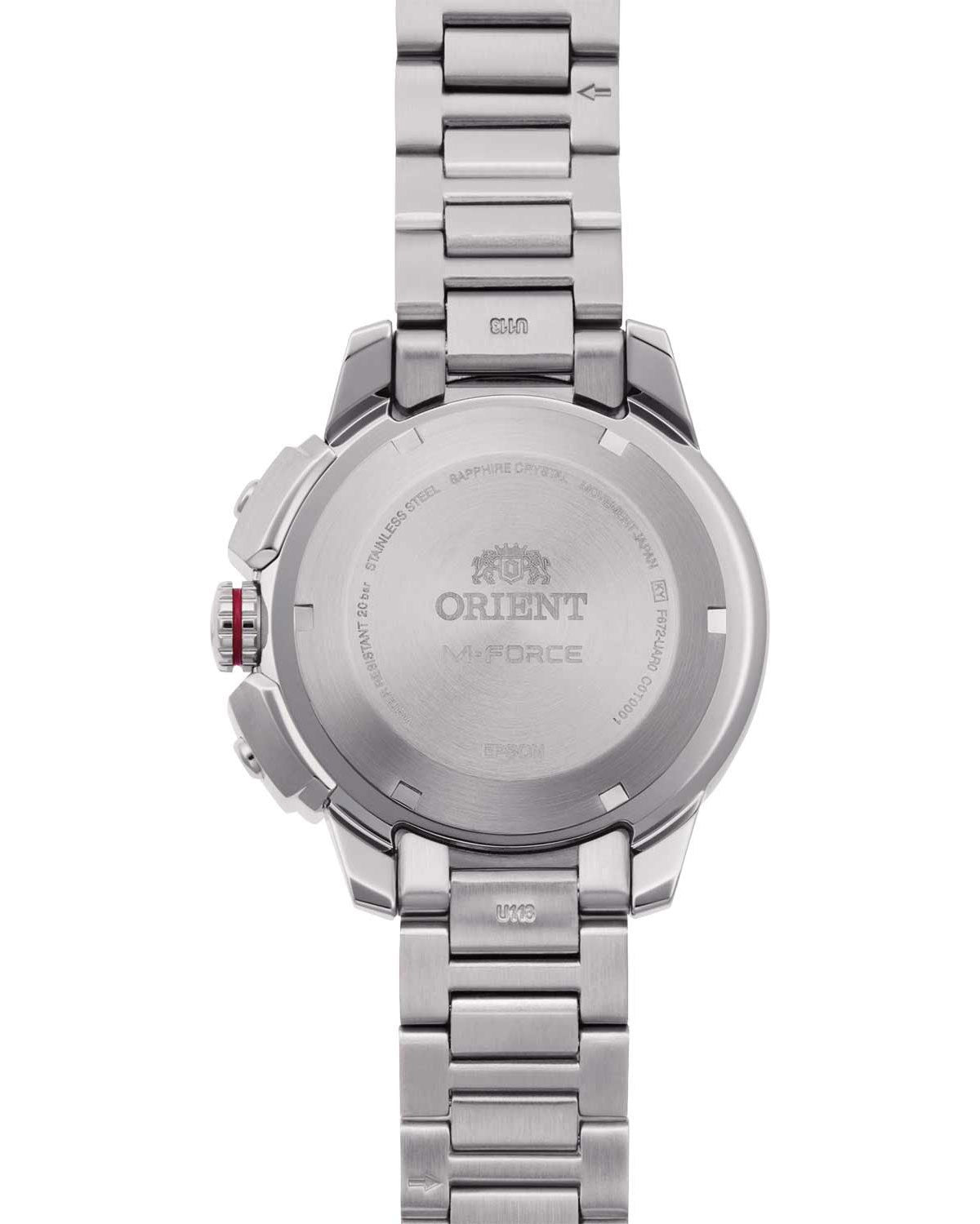 Ρολόι ORIENT Sports M-Force Land Automatic Silver Stainless Steel Bracelet